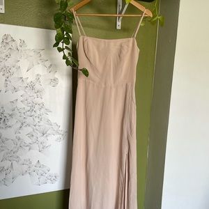 Champagne Ingrid Dress - Reformation - Tags still on